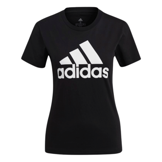 Camisa Esportiva Essentials Adidas Feminina Preto