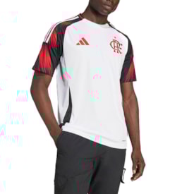 Camisa Flamengo Ll Oficial Adidas Masculina Branco