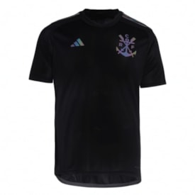 Camisa Flamengo Oficial Adidas Masculina Preto