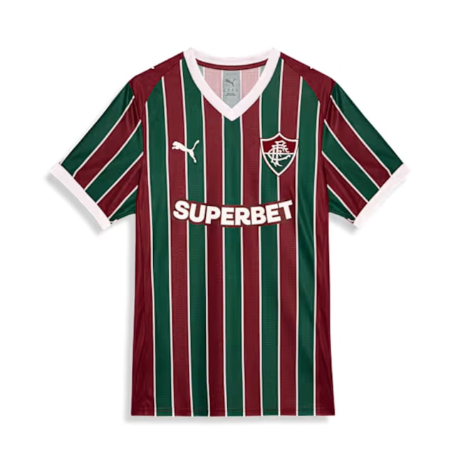 Camisa Fluminense Home 2026 Torcedor Masculina Vermelho
