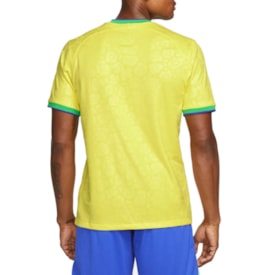 Camisa Nike Brasil I 2022/23 Torcedor Pro Masculina Amarelo