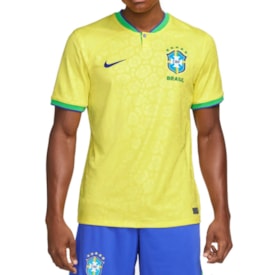 Camisa Nike Brasil I 2022/23 Torcedor Pro Masculina Amarelo