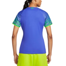 Camisa Nike Brasil II 2022/23 Torcedora Pro Feminina Azul