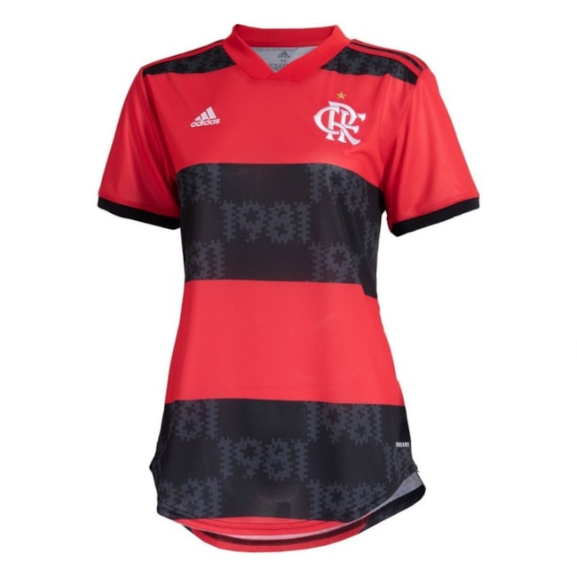 Camisa Oficial Adidas CR Flamengo 21/22 Feminina Diversas