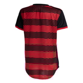 Camisa Oficial Adidas CR Flamengo 22/23 Feminina Preto
