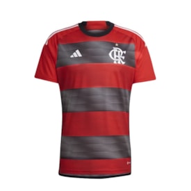 Camisa Oficial Adidas CR Flamengo I 2023 Masculina Vermelho