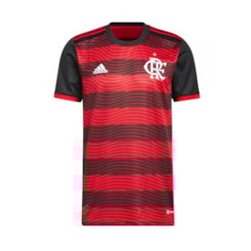 Camisa Oficial Adidas CR Flamengo I 22/23 Masculina Preto