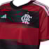 Camisa Oficial Adidas Cr Flamengo I 23/24 Feminina  e Vermelho