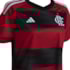 Camisa Oficial Adidas Cr Flamengo I 23/24 Feminina  e Vermelho