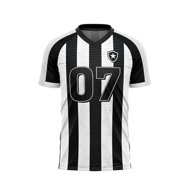 Camisa Oficial Botafogo Braziline Masculina Preto