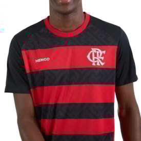 Camisa Oficial Flamengo Braziline Masculina Preto