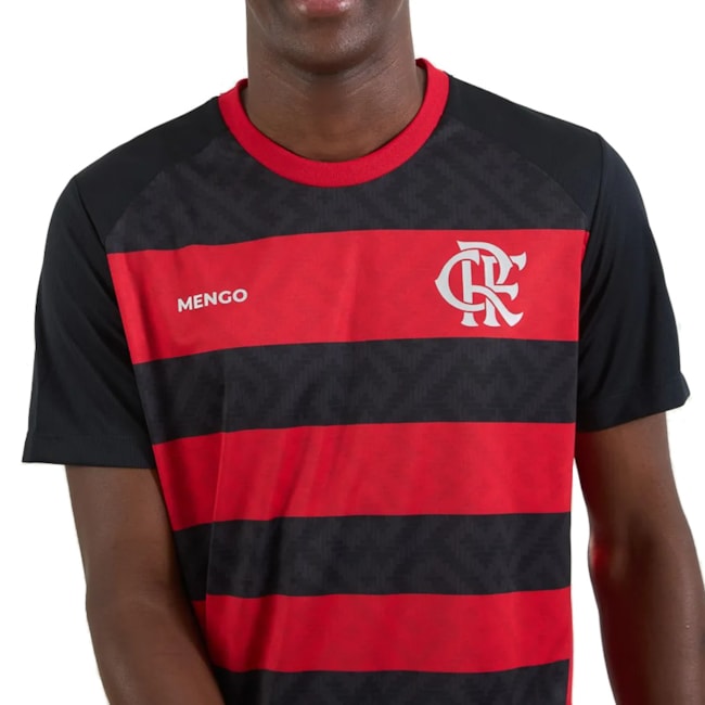 Camisa Oficial Flamengo Braziline Masculina Preto