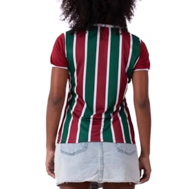 Camisa Oficial Fluminense Braziline Feminina Vinho