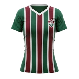 Camisa Oficial Fluminense Braziline Feminina Vinho