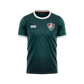 Camisa Oficial Fluminense Braziline Masculina Mescla Verde