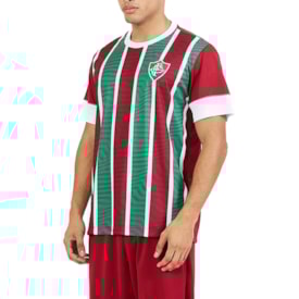 Camisa Oficial Fluminense Braziline Masculina Vinho