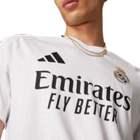 Camisa Oficial Real Madrid Adidas Masculina Branco