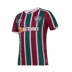 Camisa Oficial Umbro Fluminense I 2022 Masculina Vinho