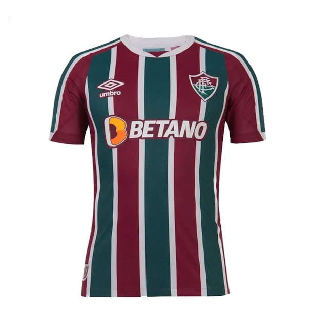 Camisa Oficial Umbro Fluminense I 2022 Masculina Vinho