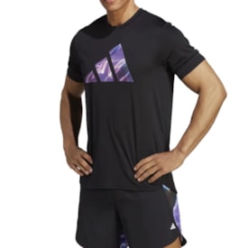 Camiseta Adidas Designed For Movement Masculina Preto