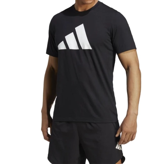 Camiseta Adidas Logo Masculina Preto