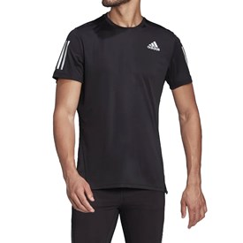 Camiseta Adidas Own Then Run Masculino Preto