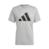 Camiseta Adidas Treino Logo Masculina Cinza