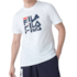 Camiseta Algodão Casual Fila Masculina Branco