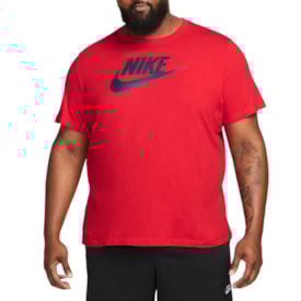 Camiseta Algodão Nike Sportswear Masculina Vermelho