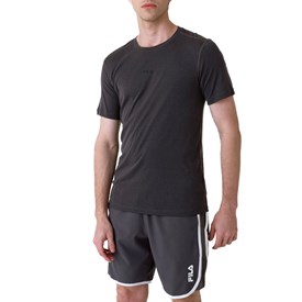 Camiseta Esportiva Fila Eclipse Mesh Masculina Preto