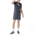 Camiseta Esportiva Fila Sport Melange Masculina Preto Mescla 