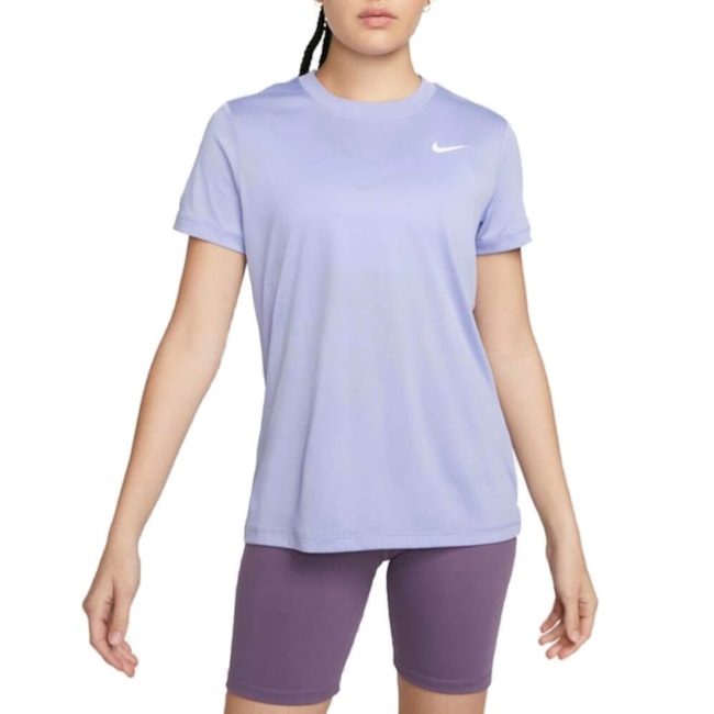 Camiseta Esportiva Nike Dri-Fit Legend Feminina Roxa Roxo
