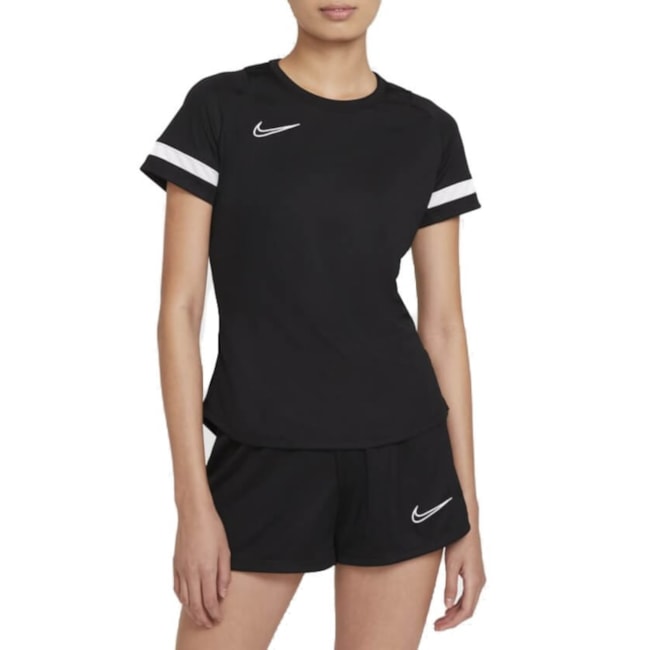 Camiseta Nike Dri-Fit academy Feminina Preto