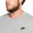 Camiseta Nike Sportwear Club Masculina Cinza