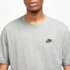 Camiseta Nike Sportwear Club Masculina Cinza