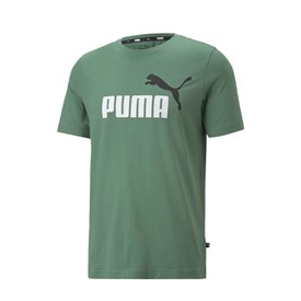Camiseta Puma Essentials Colour Logo Masculina Verde
