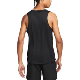 Camiseta Regata Nike Dri-Fit Miler Masculina Preto