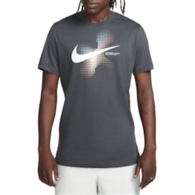 Camiseta Sportswear 6Mo Swoosh Nike Masculina Cinza