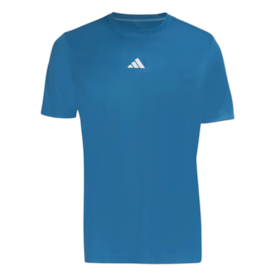 Camiseta Treino De Poliéster Adidas Masculina Azul