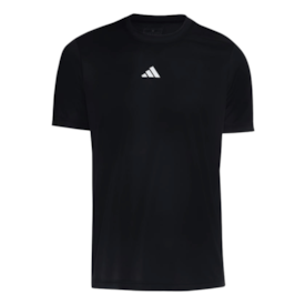 Camiseta Treino De Poliéster Adidas Masculina Preto