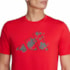 Camiseta Treino Estampada Essentials Seasonal Adidas Masculina Vermelho