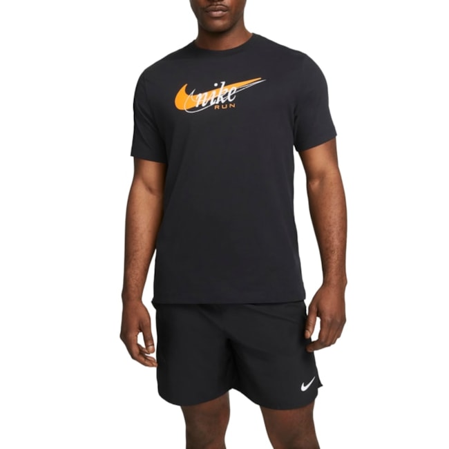 Camiseta Vibe Vintage Nike Dri-Fit Masculina Preto