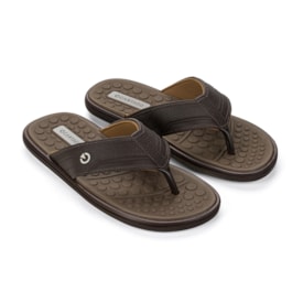 Cartago Chinelo Mas Ad 12452 Marrom