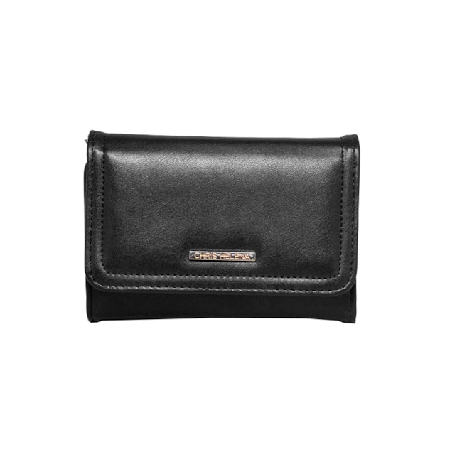 Carteira Chris Helena Yins Feminina Preto