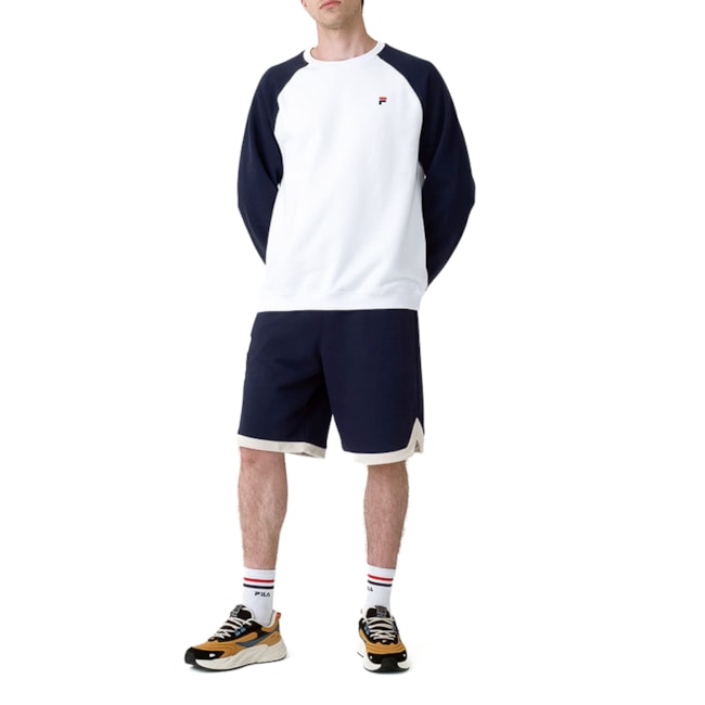 Casaco Fila Basic Letter Masculino Branco