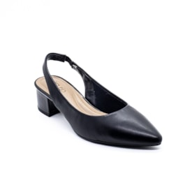 Chanel Salto Médio Beira Rio Feminino Preto