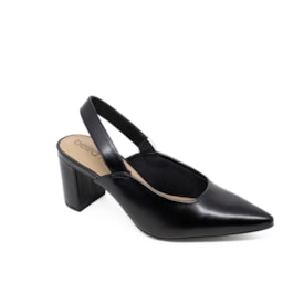 Chanel Salto Medio Beira Rio Feminino Preto