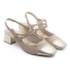 Chanel Salto Medio Lu Rezende Feminina Nude