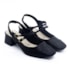 Chanel Salto Medio Lu Rezende Feminina Preto