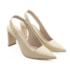 Chanel Salto Medio Luz Da Lua Feminino  Latte Saara